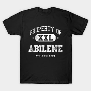 Abilene Vintage Retro Distressed College Property Athletic T-Shirt